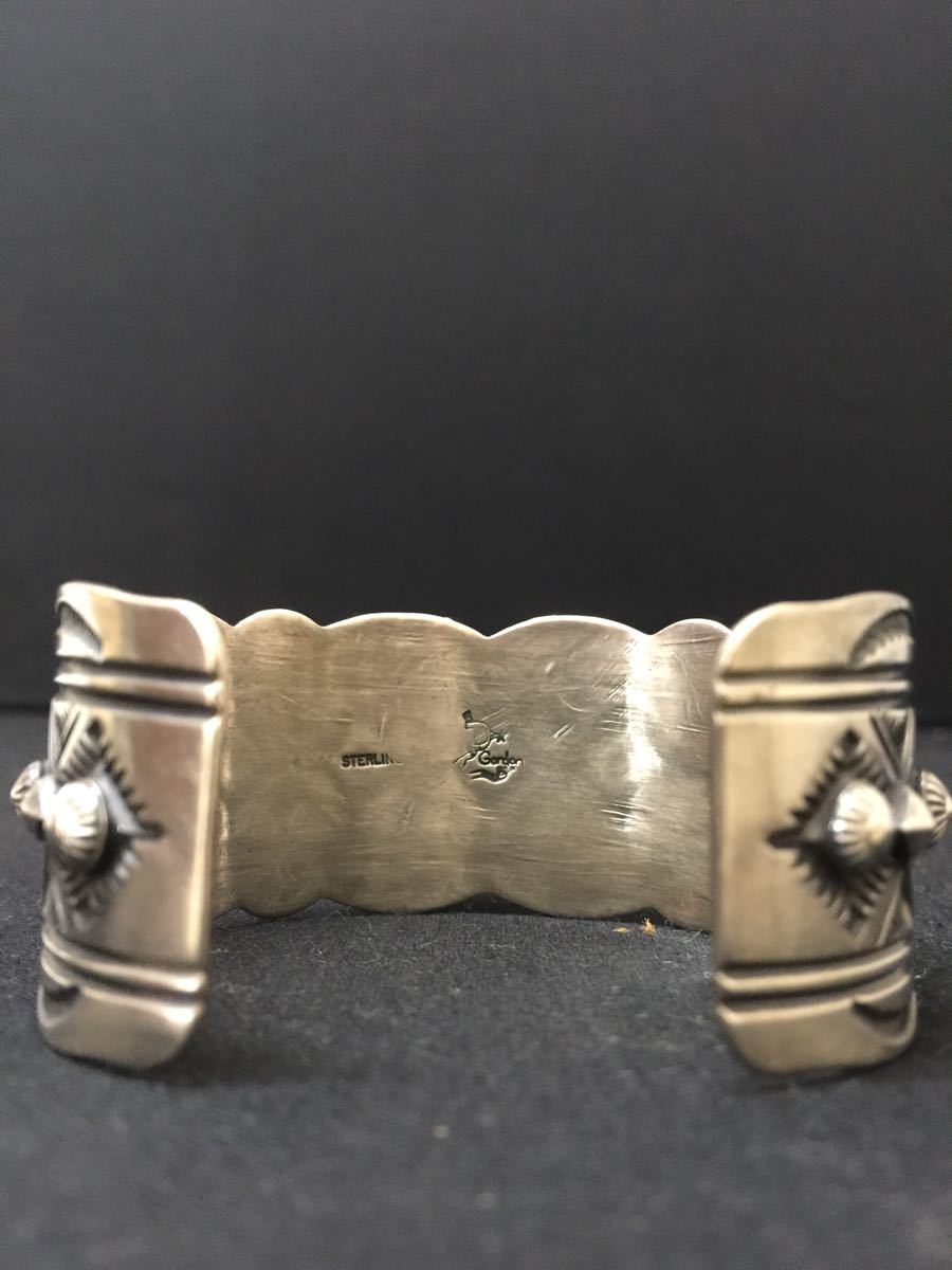 Delbert Gordon 刻印⁄デルバートゴードン⁄ターコイズバングル⁄SILVER