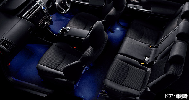 プリウスα/アルファ 40系 前期：純正インテリアイルミネーション（2モードタイプ）