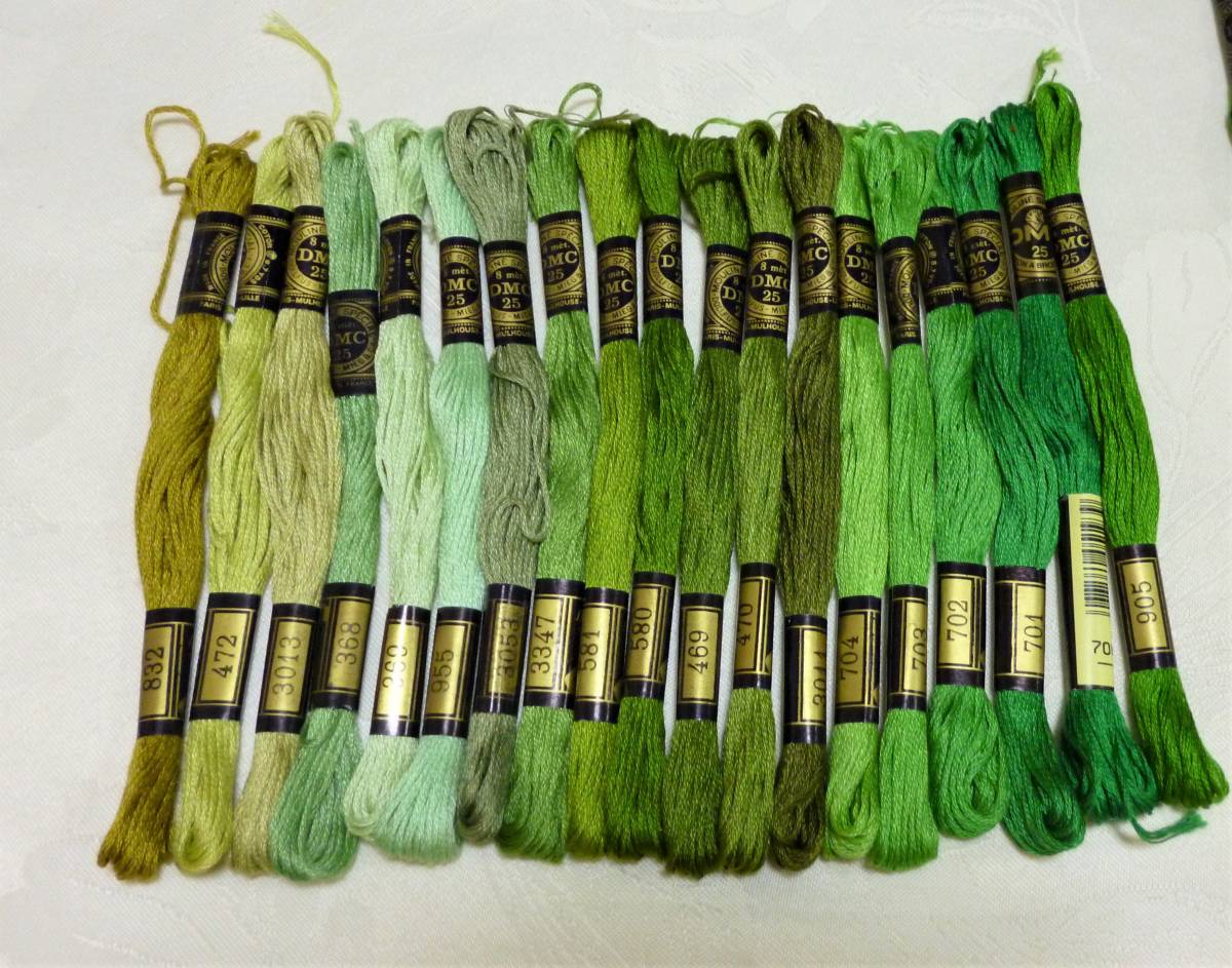 DMC刺繍糸　120色120本セット★25番