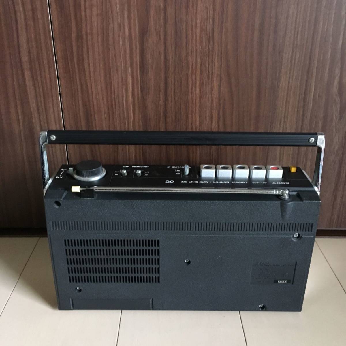 ジャンク品SONY SONY CF-1900 ラジオカセットレコーダー ジャンク