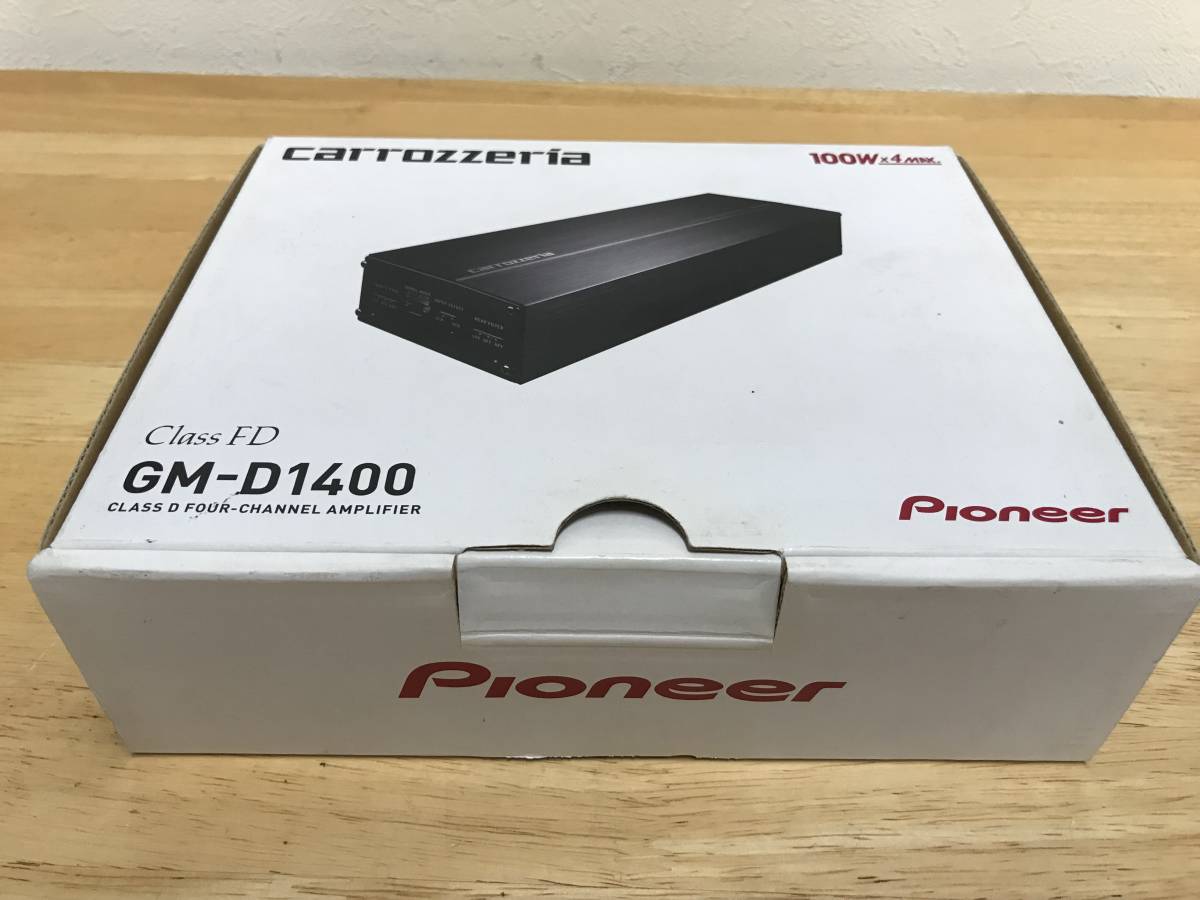 カロッツェリア パイオニア 100W×4・ブリッジャブルパワーアンプ GM