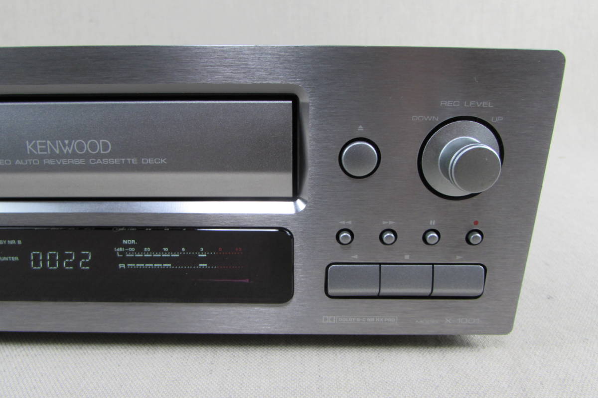 □KENWOOD X-1001 カセットデッキ 正常動作品□ | KENWOOD