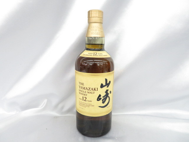 未開栓】SUNTORY サントリー 山崎 12年 シングルモルト ウイスキー