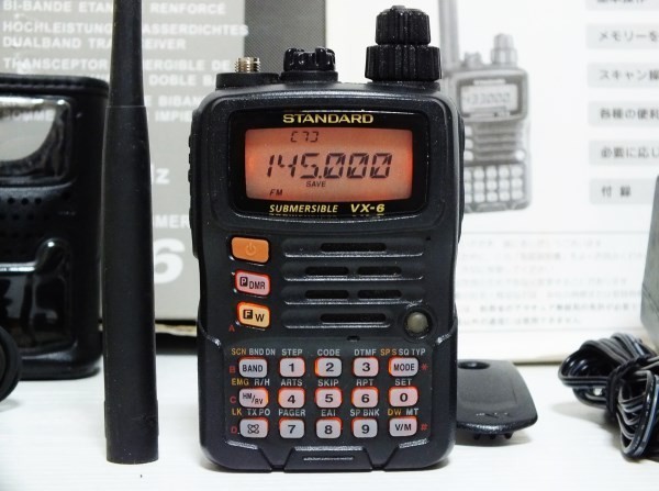 YAESU VX-6 デュアルバンド 新スプリアス適合 オプション付属品多数 美