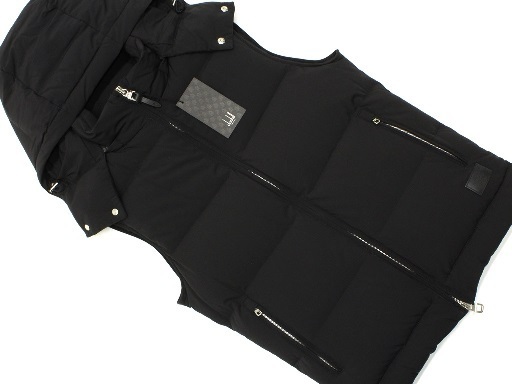 15万新品◇XS◇dunhillダンヒル 黒グースダウンベスト 【公式通販】