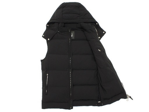 ハナ　ALFRED DUNHILL ブラックダウンベスト サイズM 15万新品◇XS◇dunhillダンヒル 黒グースダウンベスト 【公式通販】