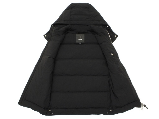 15万新品◇XS◇dunhillダンヒル 黒グースダウンベスト 【公式通販】