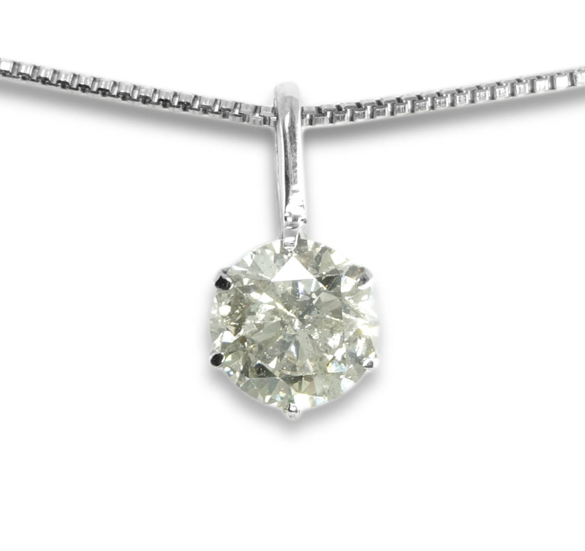 ○天然ダイヤモンド 0.40ct 0.3g Pt900 ペンダントトップ jewelry