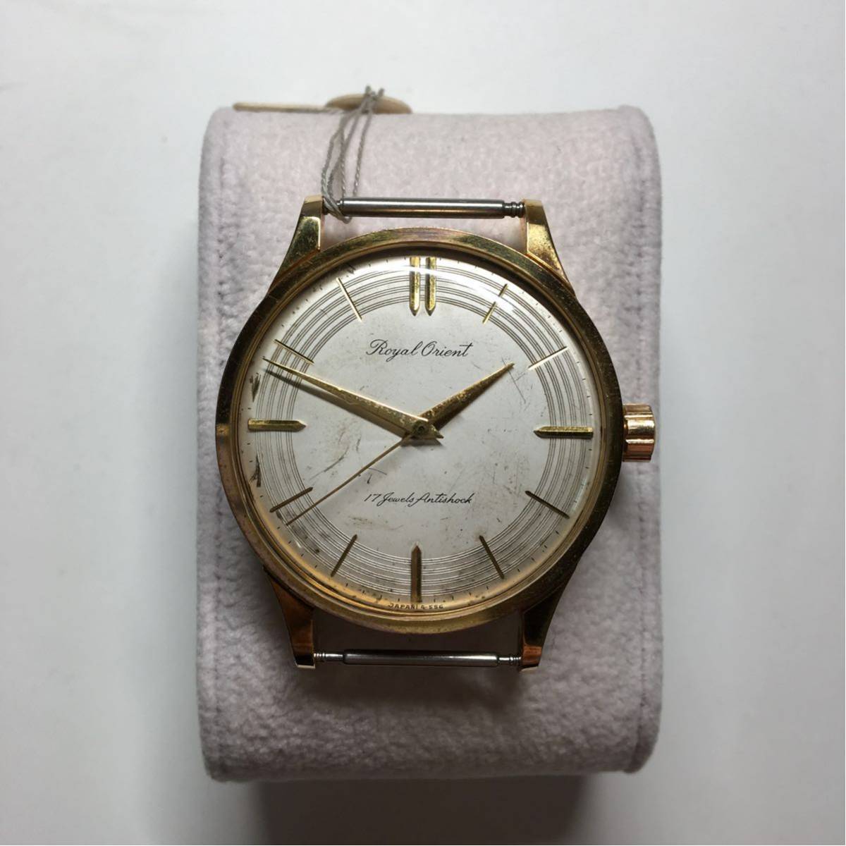 ロイヤルオリエント 手巻き 17石 稼働品 オリエント ORIENT メンズ 