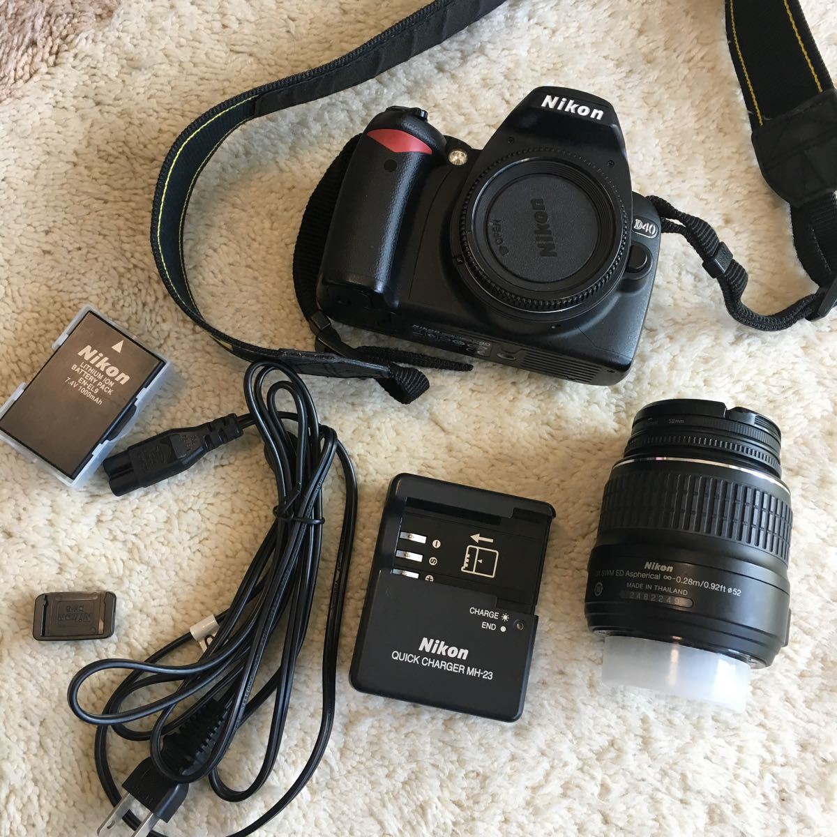 一眼レフカメラ NIKON ニコンD40 レンズキット 付属品完備 ニコン 家電 一眼レフカメラ NIKON ニコンD40 レンズキット 付属品完備 ニコン 家電