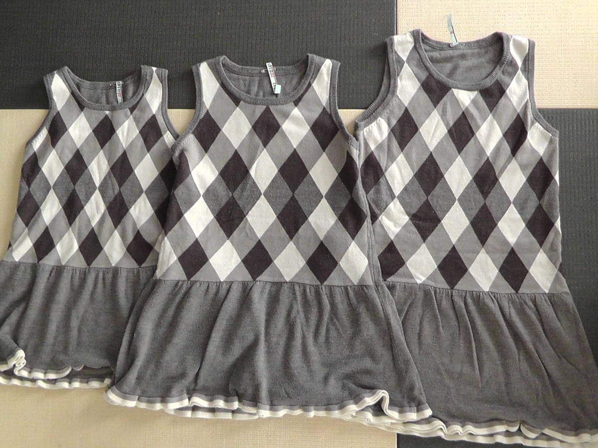 コムサデモードコムサフィユ リバーシブルワンピース ジャンパースカート 150 160 クリーニング済み 親子 チュニックにも ワンピース ミニ 売買されたオークション情報 Yahooの商品情報をアーカイブ公開 オークファン Aucfan Com