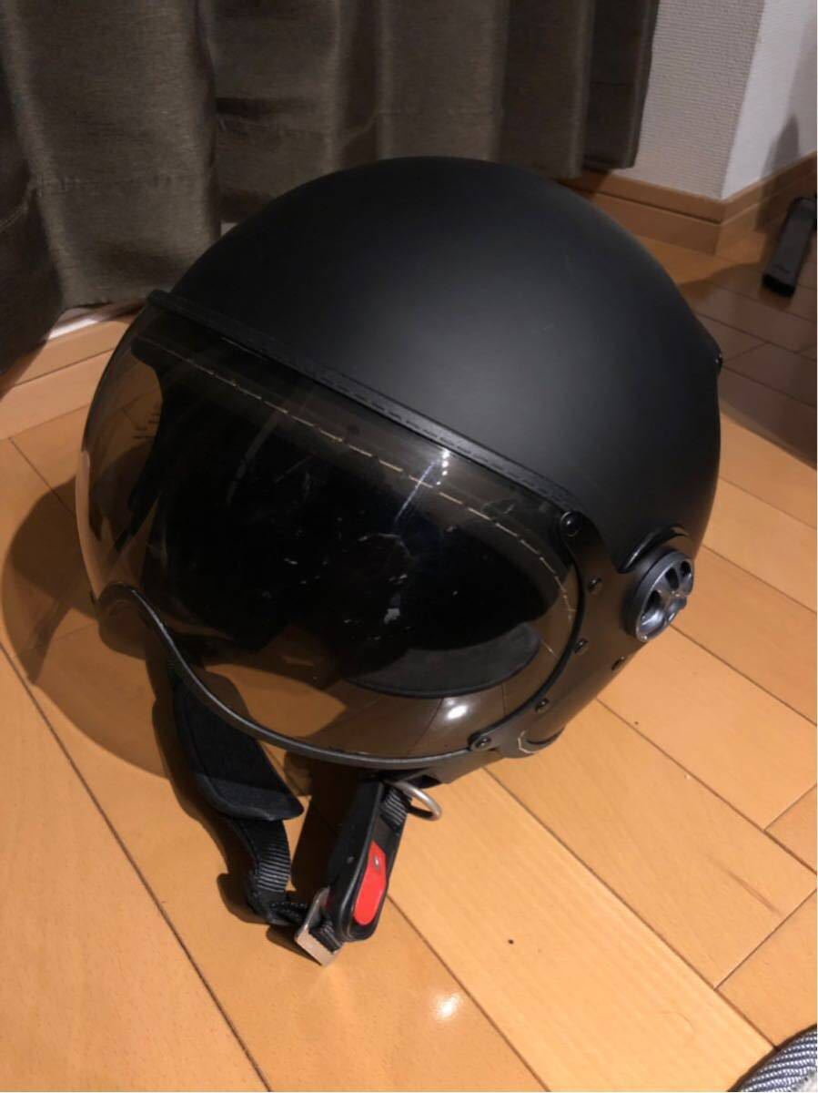 silex BARKIN シレックス バーキン ジェットヘルメットマットブラック