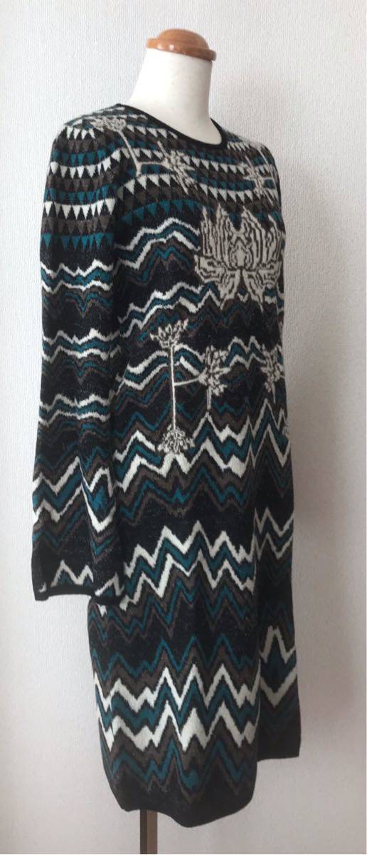 新品18AW ヴィヴィアンタム VIVIENNE TAM ニットワンピース 38 タム