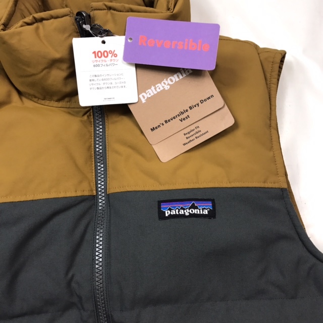 【USA購入 正規新品】patagonia パタゴニア◆リバーシブル ビビー ダウン ベスト◆600フィルパワー【海外限定】Down Vest (XXS)FGE 181021