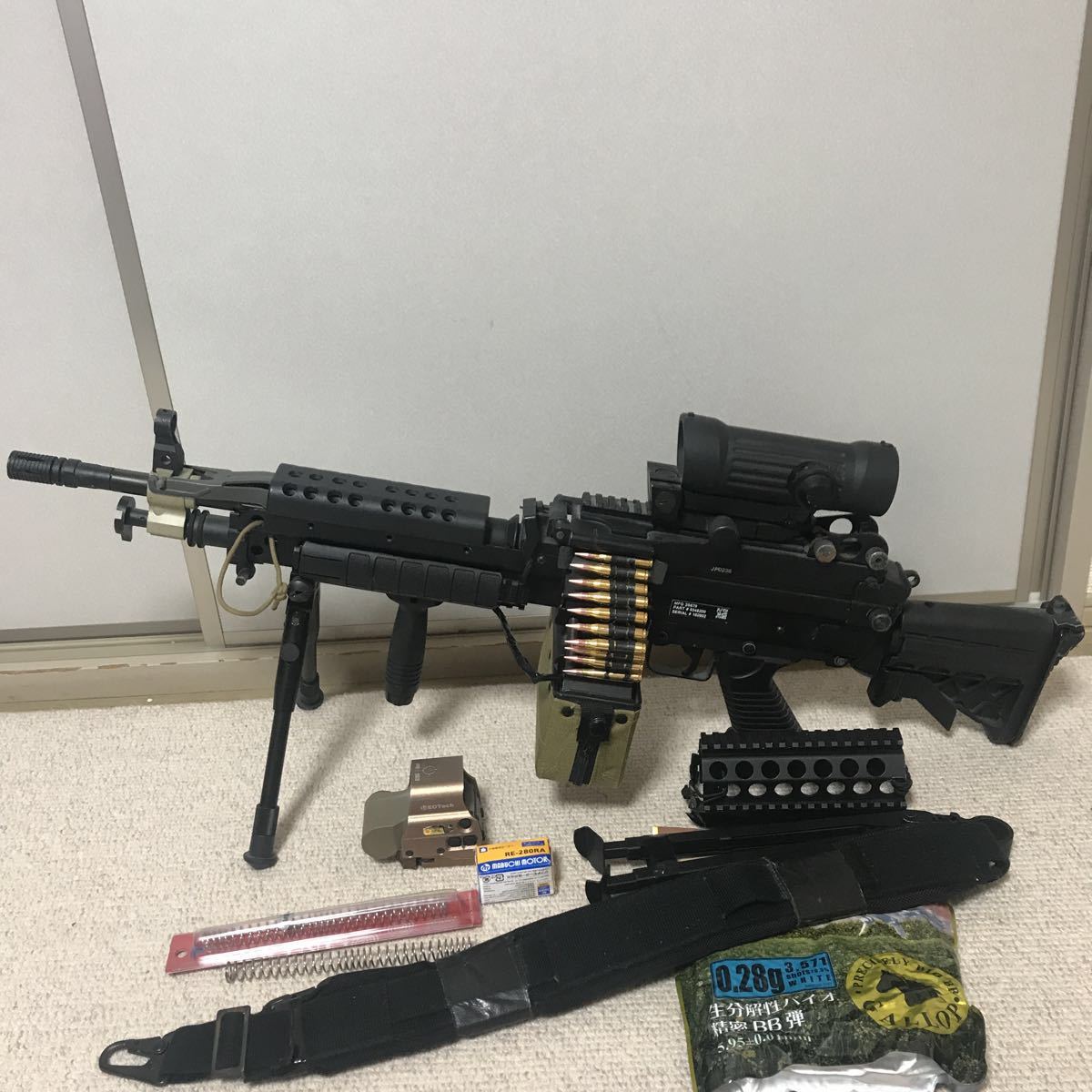 M249 A&K MINIMI 電動ガン ミニミ MK46 LMG | 軽機関銃 FN Mk46 