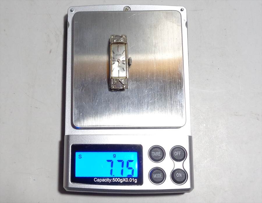 ☆初出し☆シチズン NOBLE K14WG レディース 手巻き腕時計 可動品 総