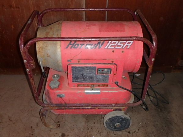 ジャンク　静岡製機　ホットガン　HG125R　100V　50Hz　D010150　灯油　ジェットヒーター　ストーブ　現状　中古　売切り！