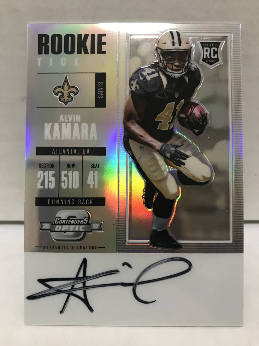 人気，高品質 Alvin Kamara 2017 Panini Contenders Optic Rookie Ticket Auto 直書き ルーキー 直筆サインカード セインツ(その他)｜売買されたオークション情報、yahooの商品情報をアーカイブ公開 - オークファン その他