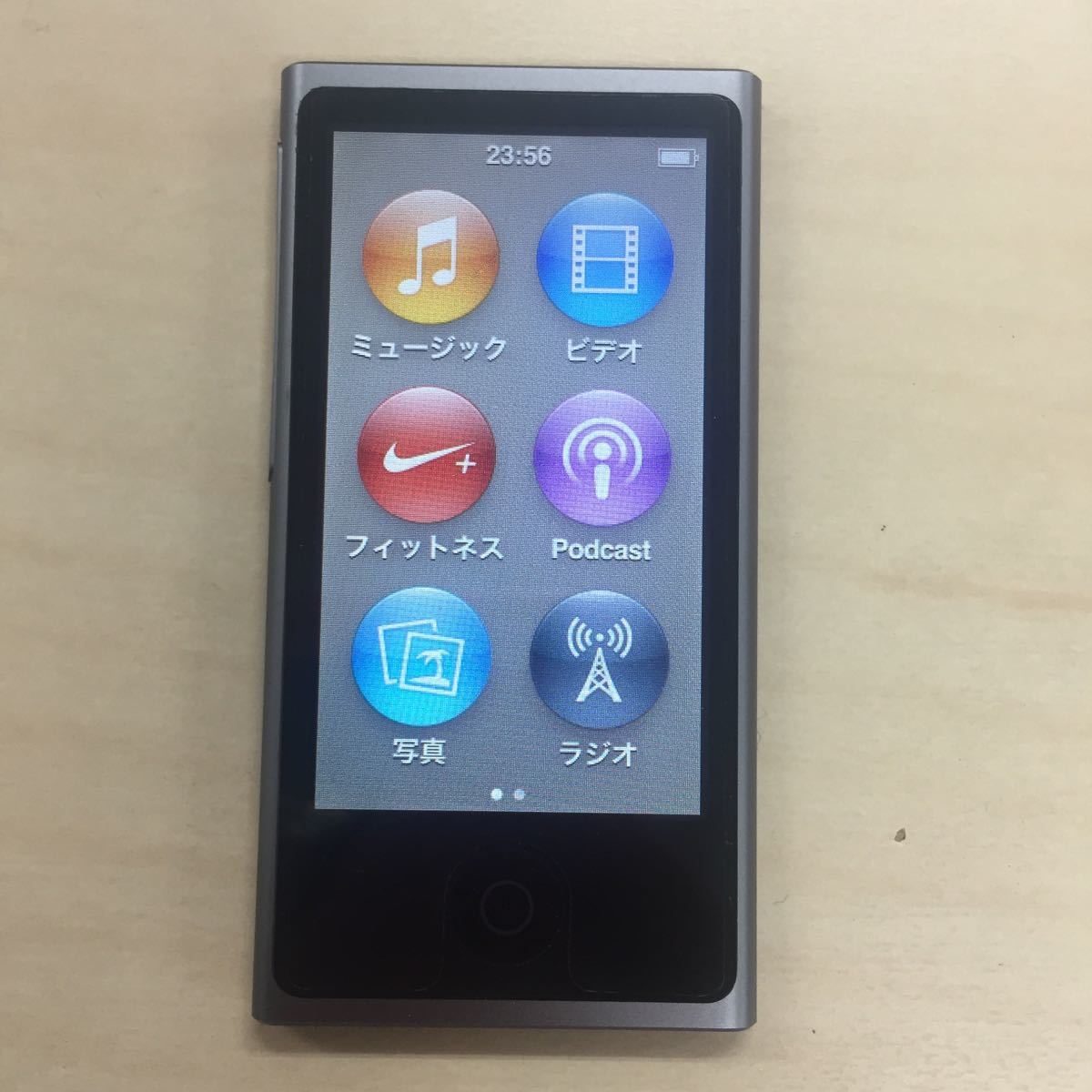 アップル iPod nano 第7世代 ME971 灰色 26年7月BAT交換品 - メルカリ