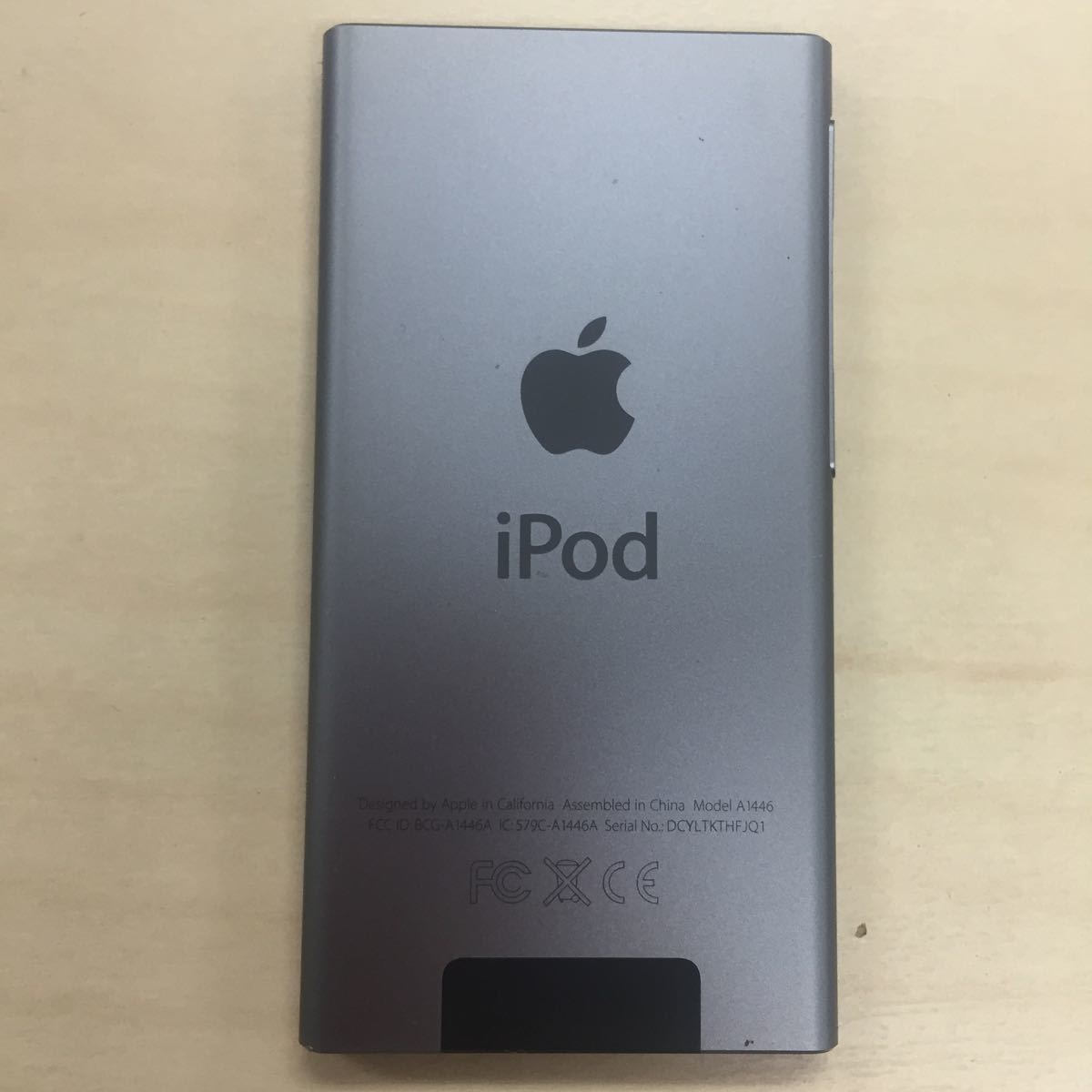 アップル iPod nano 第7世代 ME971 灰色 26年7月BAT交換品 - メルカリ