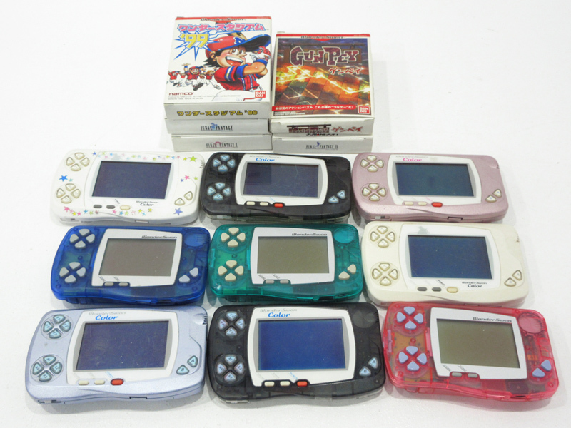 限定SALE，高品質】 ☆ジャンク☆ワンダースワン 本体 カラー ソフト