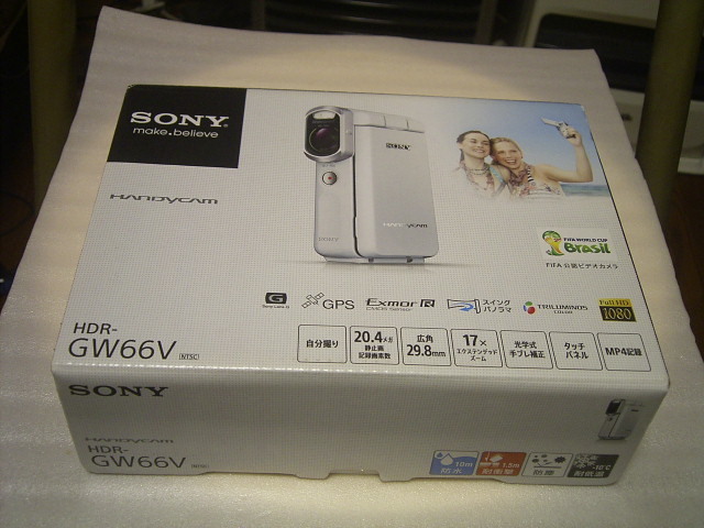 美品 SONY HDR-GW66V 防水，防塵，耐衝撃 HDビデオカメラ SONY製