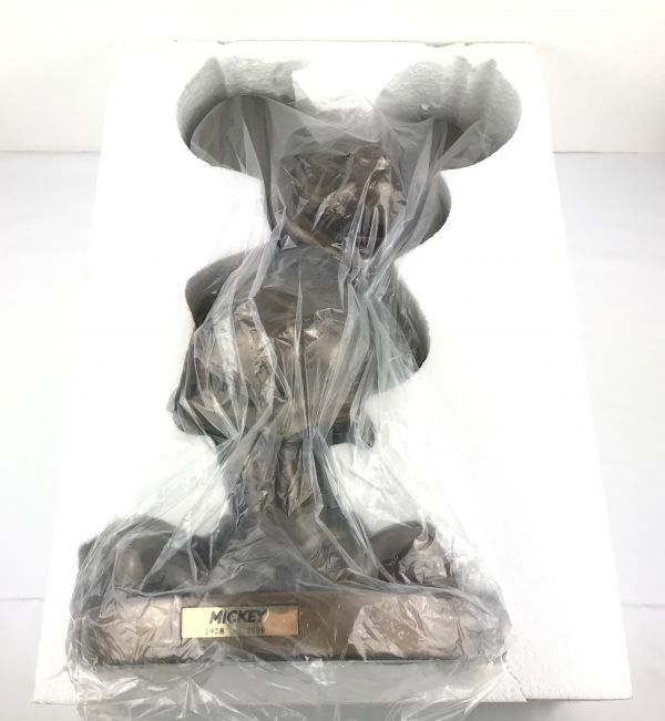 2006年限定品アニバーサリーミッキー極大ブロンズ像1000体限定品新品