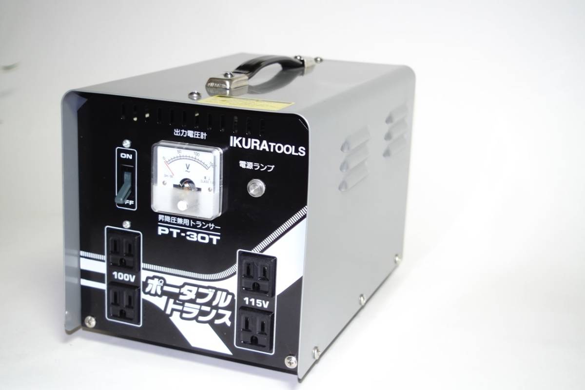工具、DIY用品 ☆育良精機 IKURA ポータブルトランス PT-50D 変圧器 