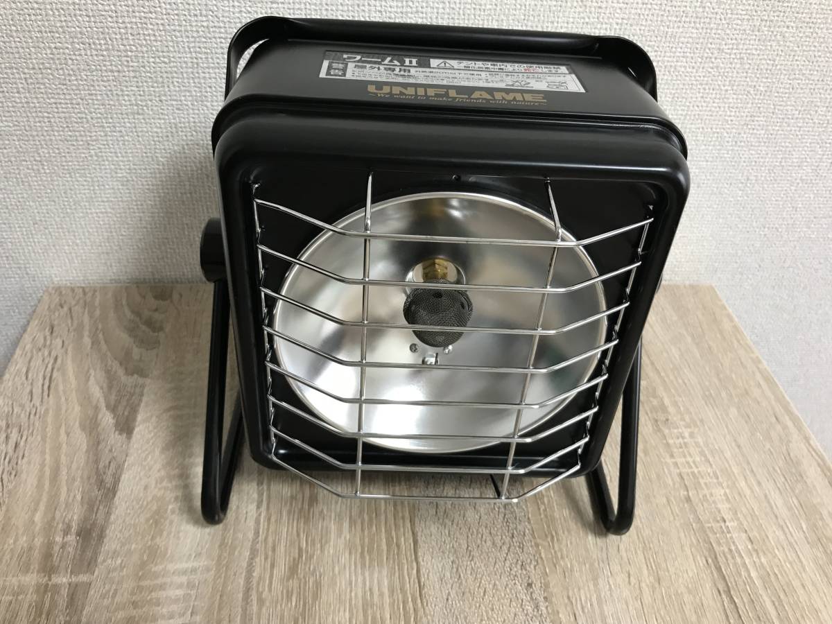 ユニフレーム　ワームⅡ　コールマンケース付き　1回使用　ブラック