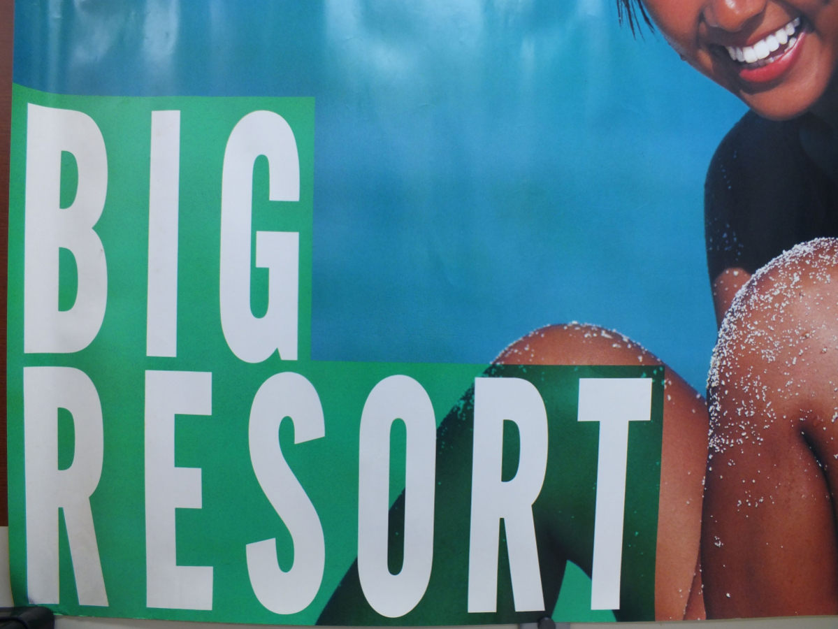 松本孝美 全日空 沖縄 BIG RESORT ポスター ANA B1サイズ 当時物 企業