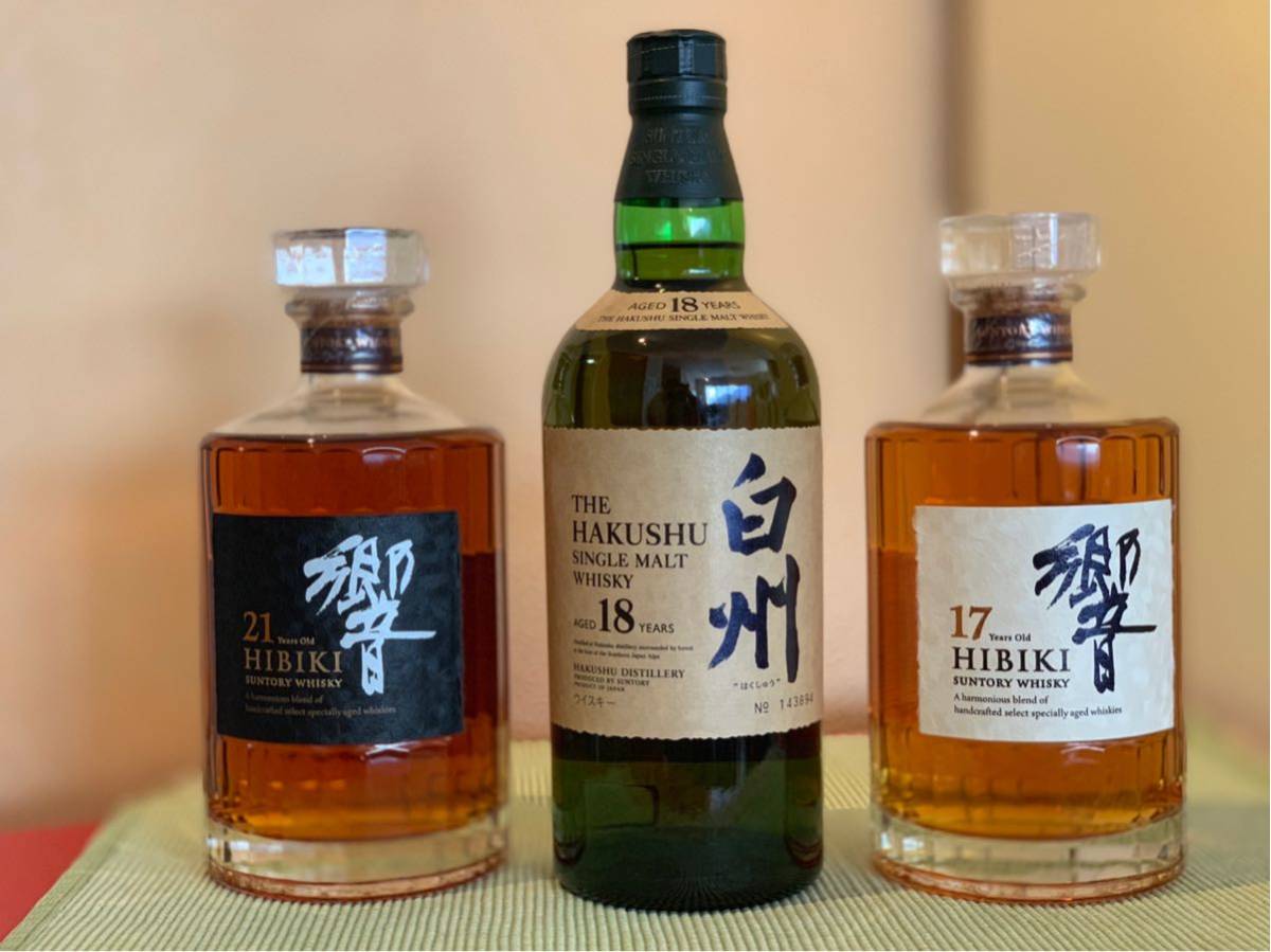 白州 12年 & 山崎 18年空き瓶セット 山崎18年 響21年 公式通販 山崎18