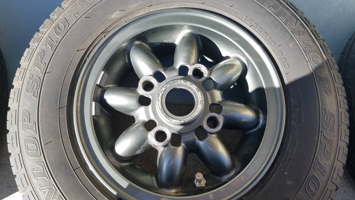 グラナイトグリーン MINI CRホイール PARTS 4本set - ローバーミニ用 
