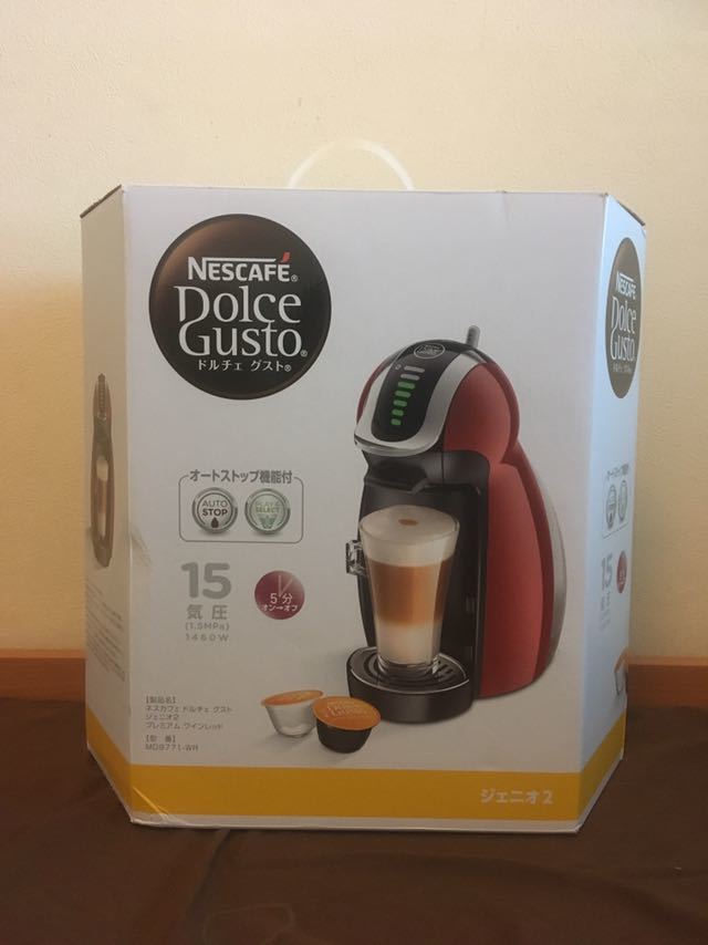送料込○新品○ネスカフェドルチェグスト ジェニオ2プレミアムワイン