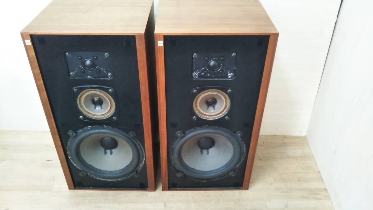 デンオンSC-104ペアピアレスコーン DENON ☆ デノン 密閉形3ウェイ3