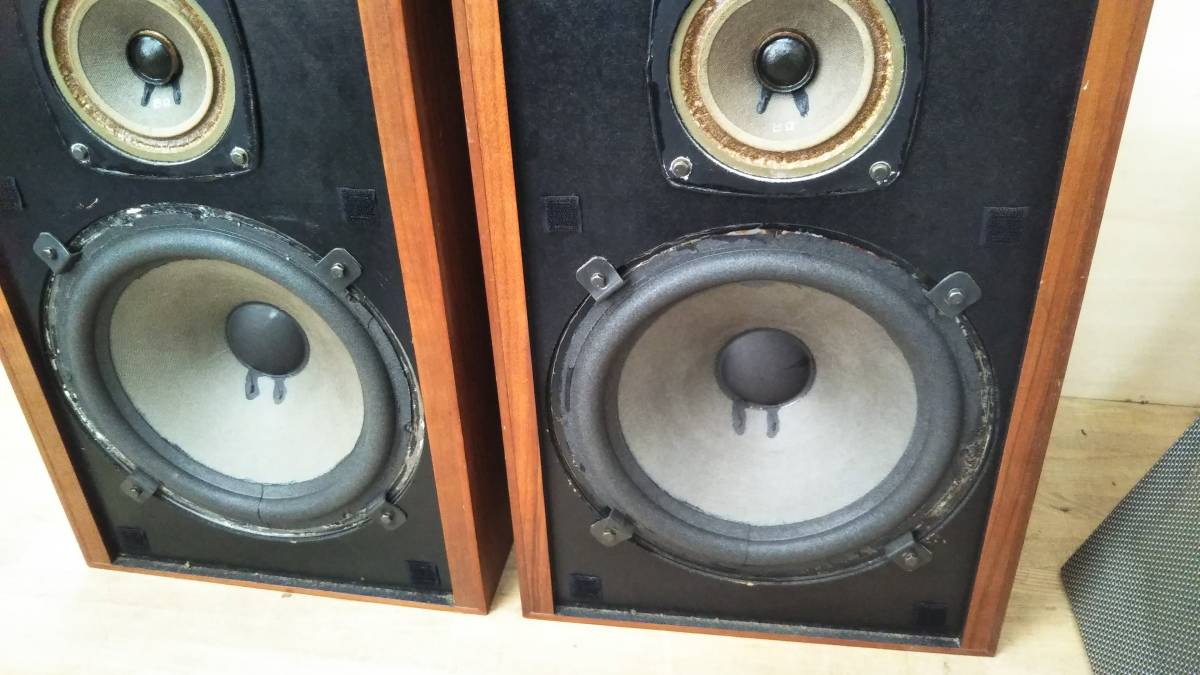 デンオンSC-104ペアピアレスコーン DENON ☆ デノン 密閉形3ウェイ3