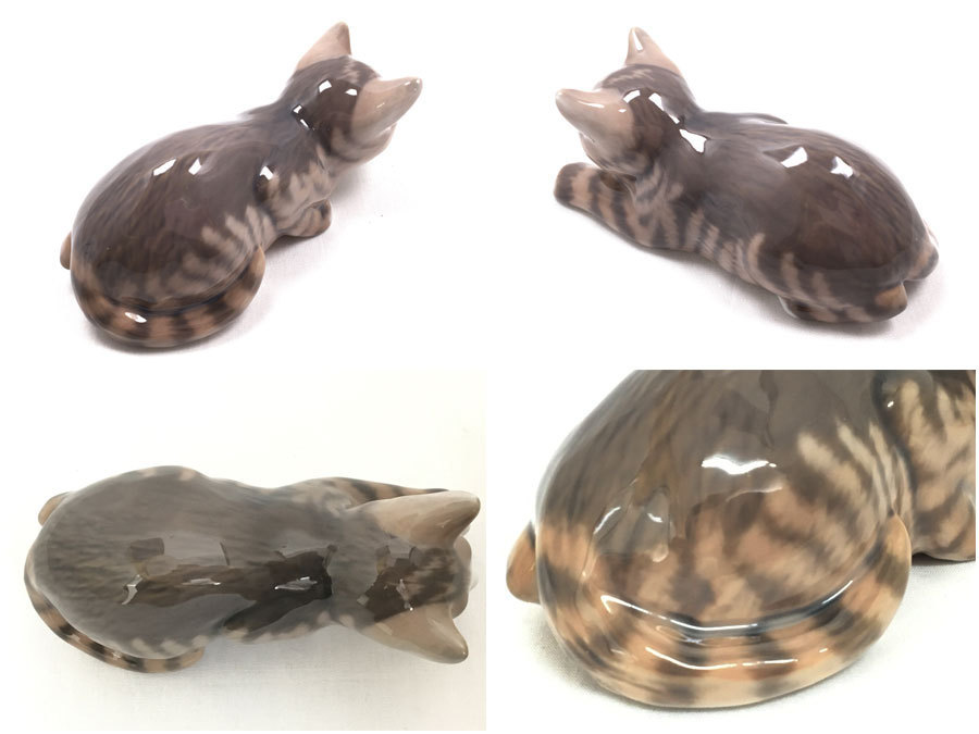 ロイヤルコペンハーゲン フィギュリン 置物 箱付き 工芸品 シャム猫