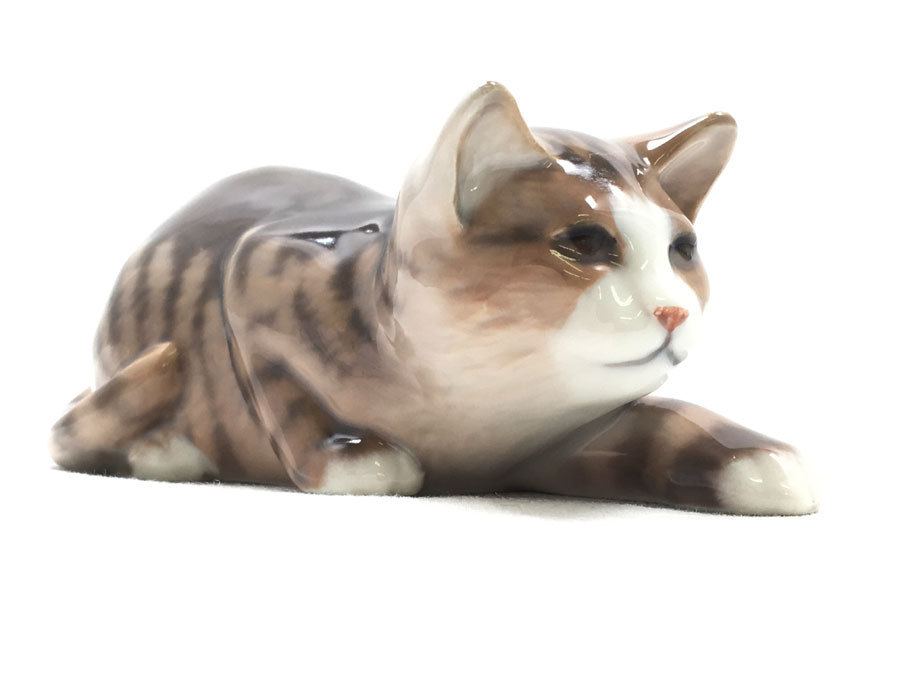 ロイヤルコペンハーゲン フィギュリン 置物 箱付き 工芸品 シャム猫