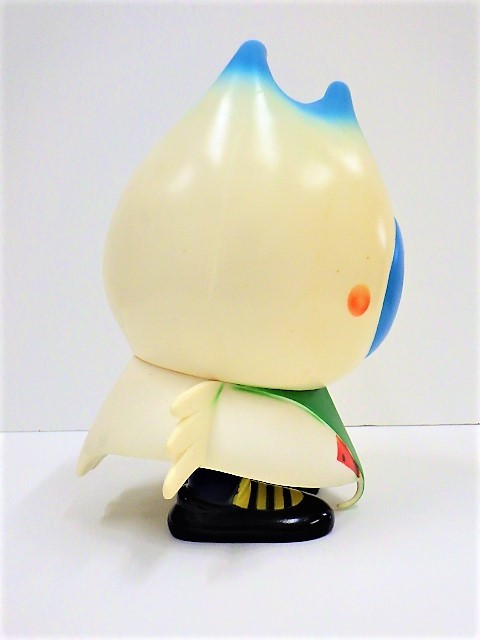 昭和レトロ 非売品 銀行貯金箱59 トモエそろばん 五角形貯金箱 ソフビ