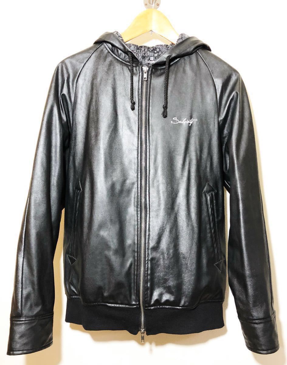 サブサエティ) SUBCIETY LEATHER HOODY Praha レザージャケット サイズ 