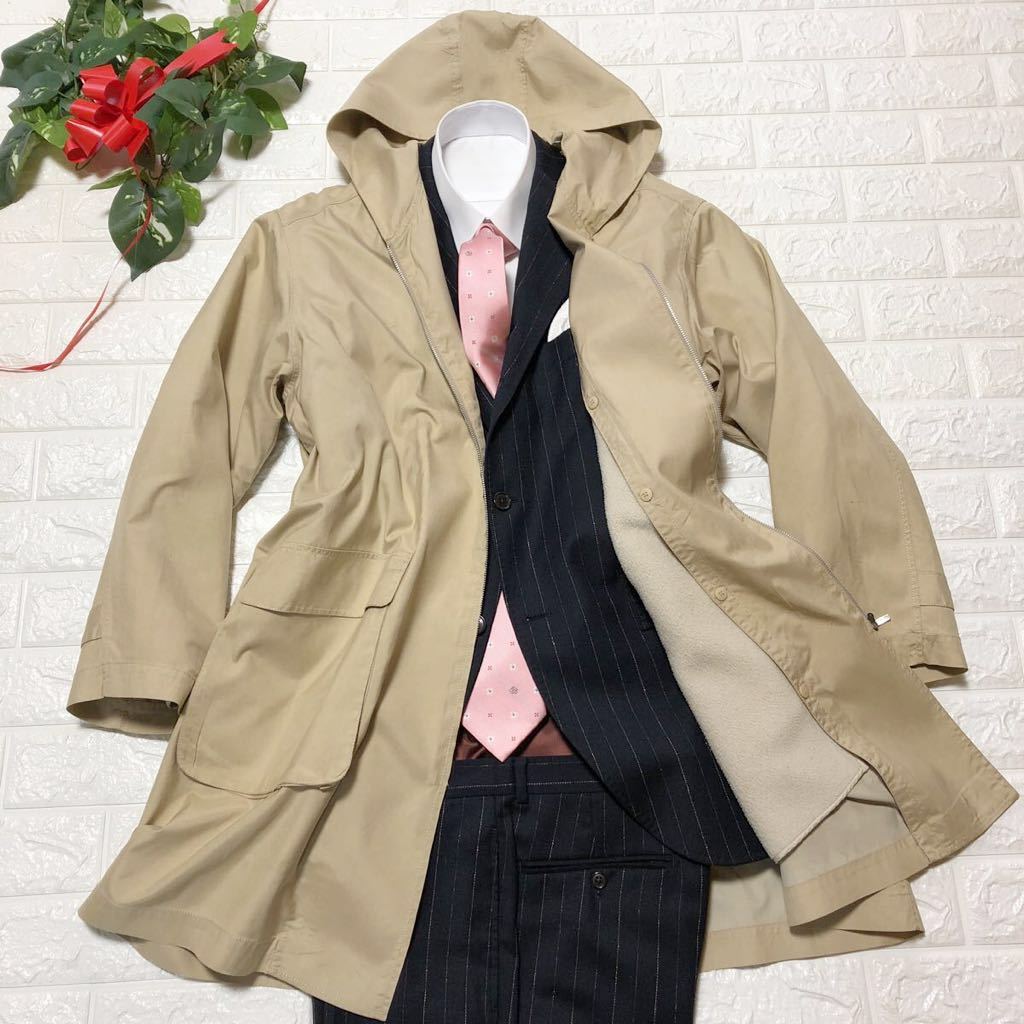 ☆美品/クリーニング済！シルク/ライナー付☆トゥモローランド