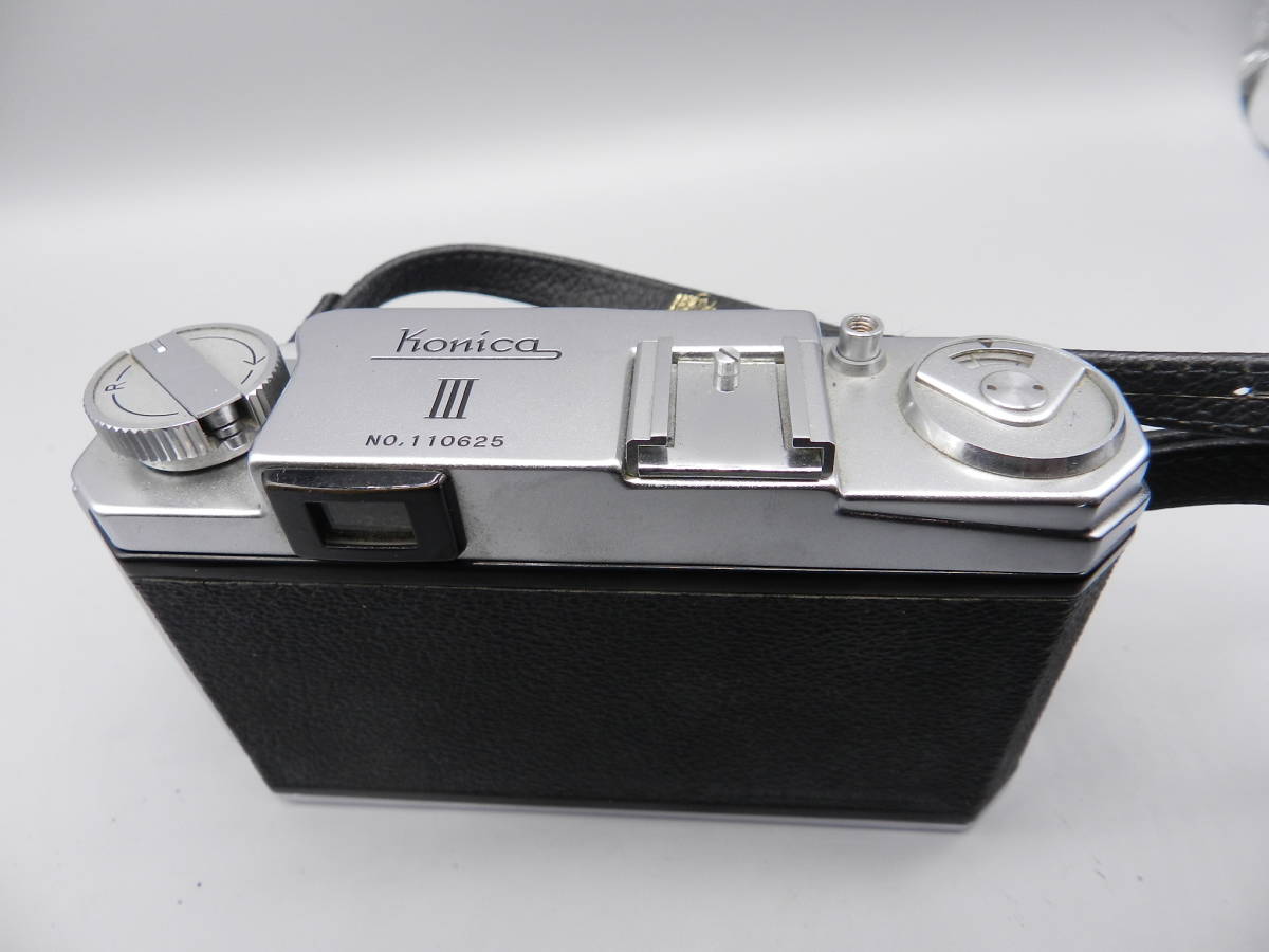KONICA Ⅲ HEXANON 48mm f2 美品 レンジファインダー コニカ☆KONICA