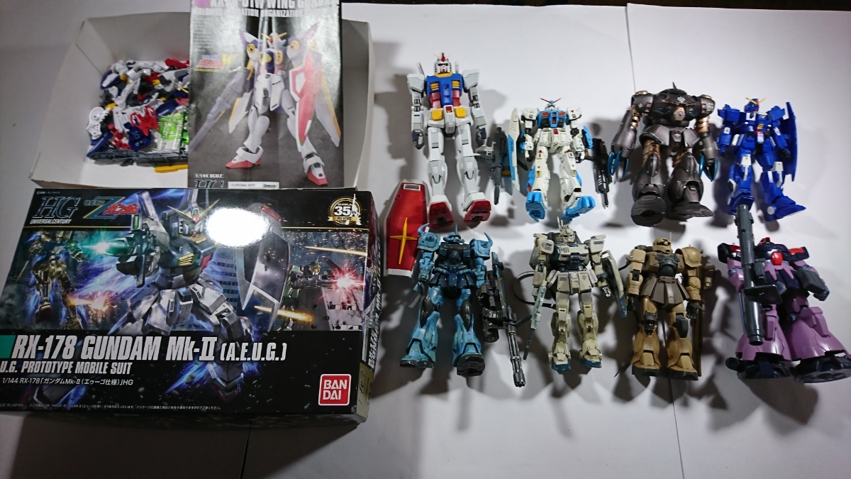 ガンプラジャンク⑥ MGガンダム3.0や未組み立てHG ガンダムmk-Ⅱを