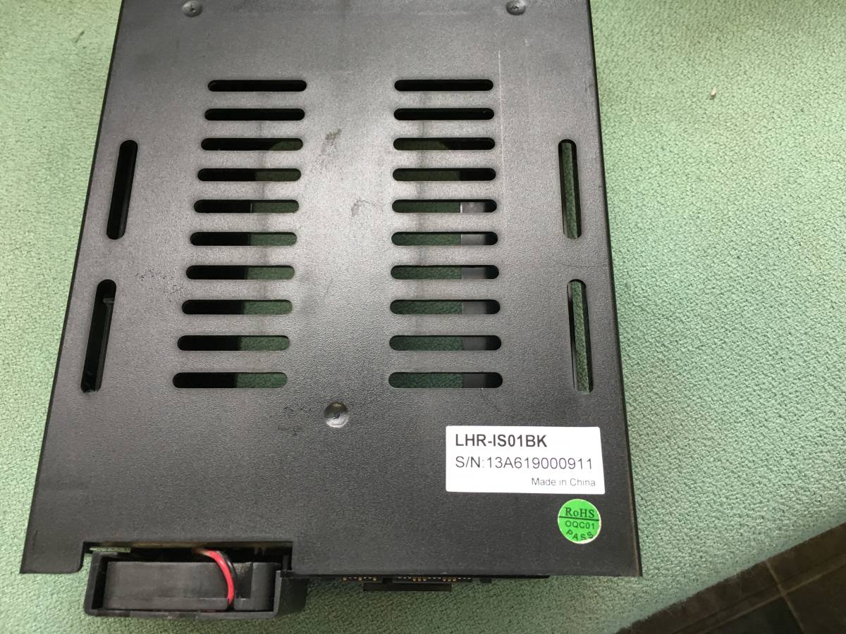Logitech　ロジテック　 LHR-IS01　BK　(黒）　３．５インチHDケース　５インチ　リムーバブルベイ(残２）　_4