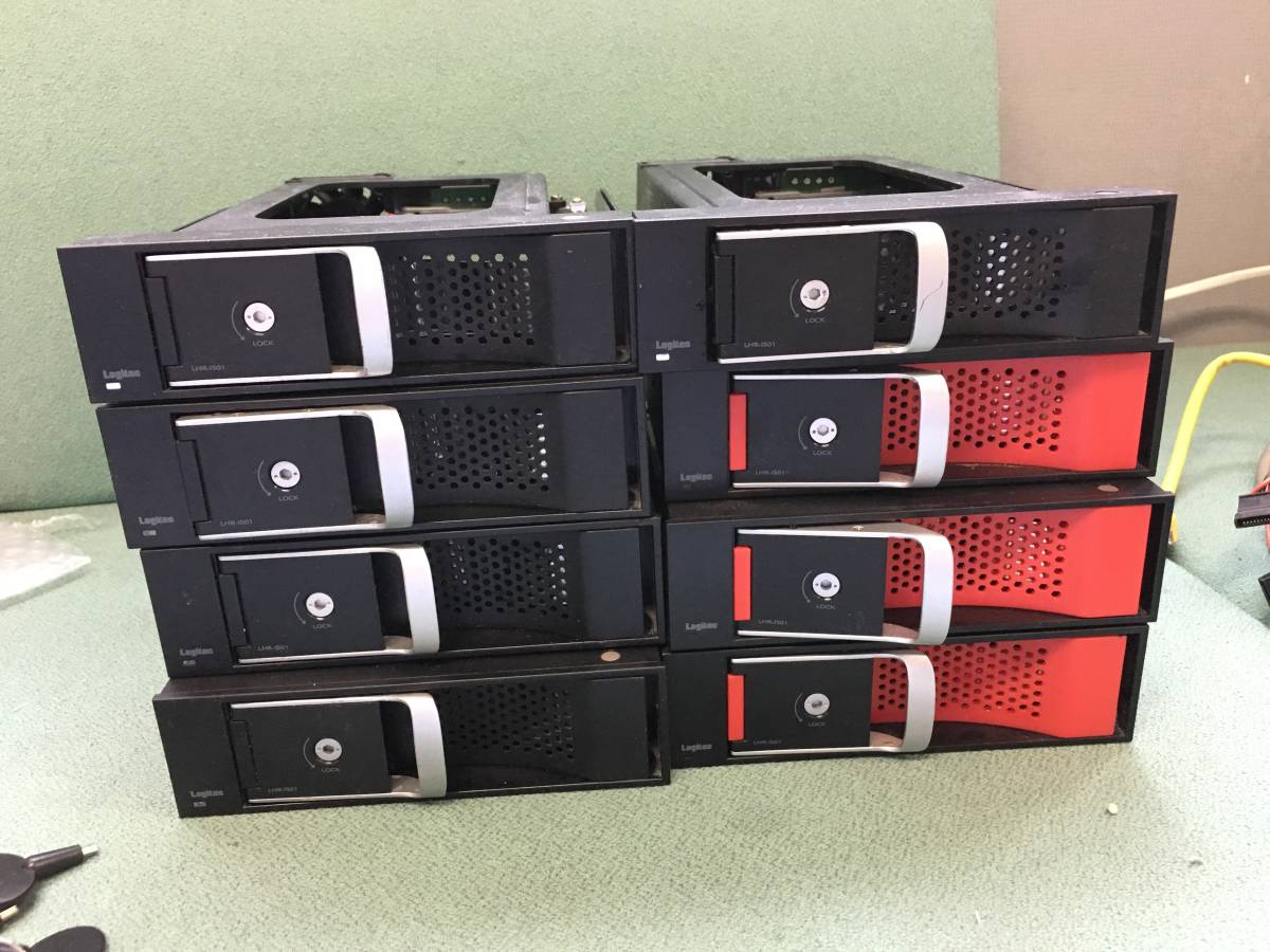 Logitech　ロジテック　 LHR-IS01　BK　(黒）　３．５インチHDケース　５インチ　リムーバブルベイ(残２）　_5