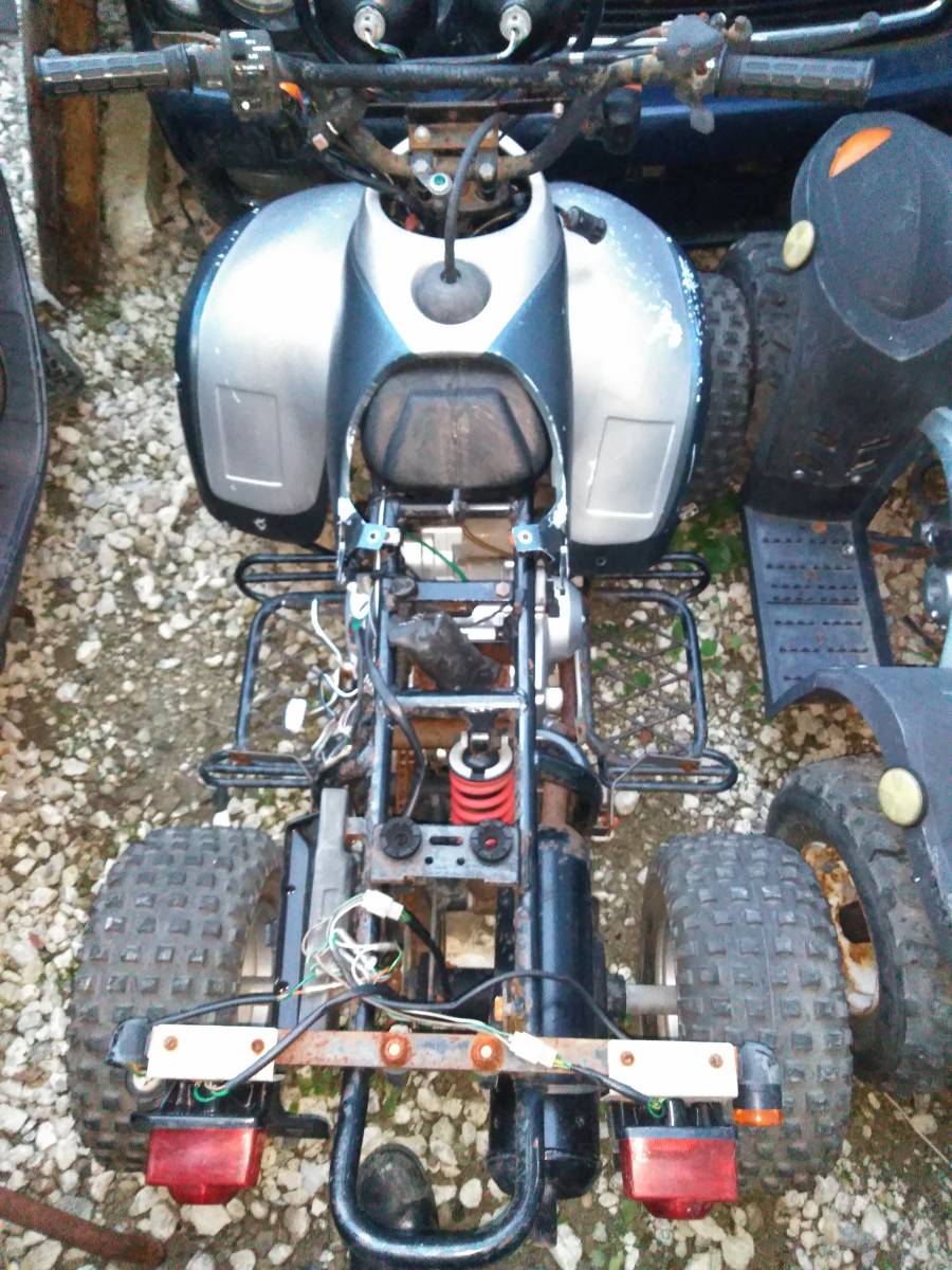 海外製 ゾンシェン? 50cc? 四輪バギー atv 部品取り ジャンク 2台まとめて