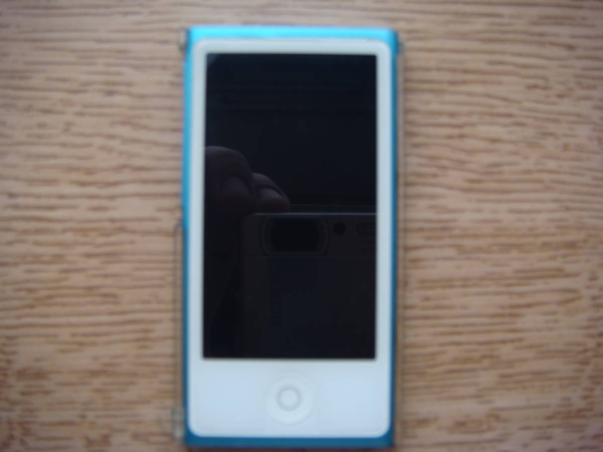 Apple iPod nano 16GB MD477J/A(第7世代) ブルー 中古美品 iPod nano