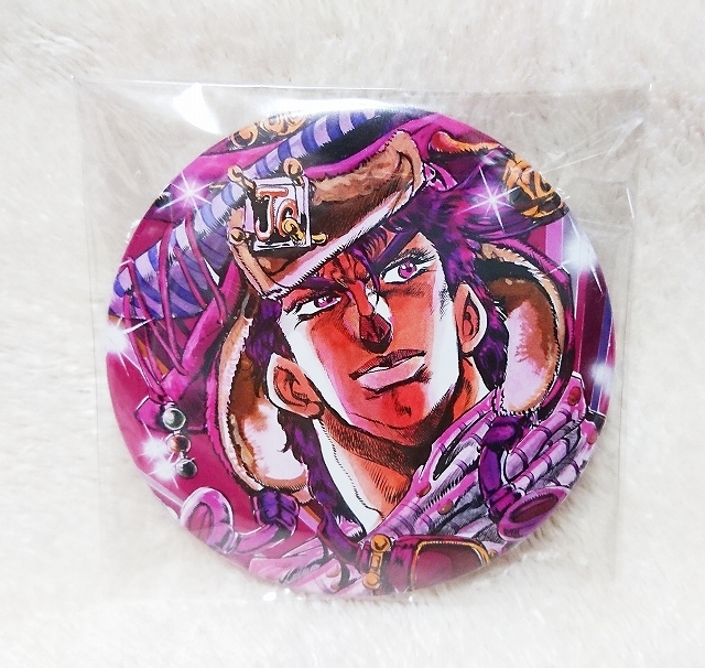 ジャンプ展　ジョセフジョースター　缶バッジ 送料120円～☆週刊少年ジャンプ展 ジョジョの奇妙な冒険 コレクション