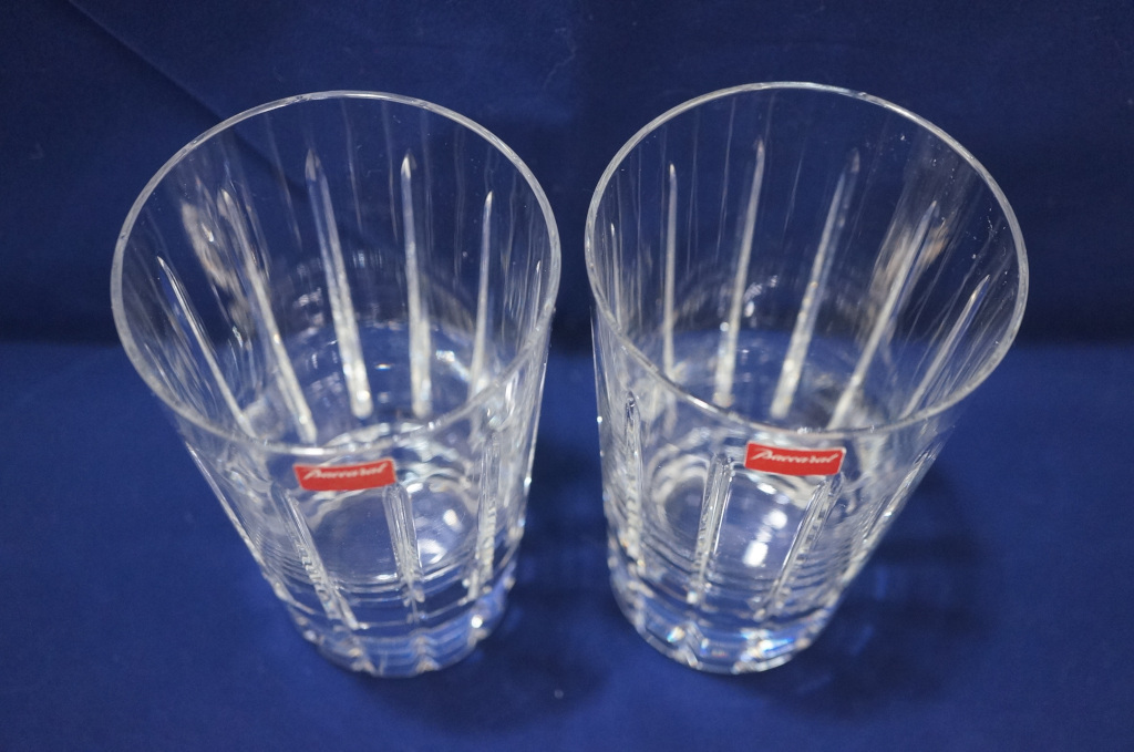 △ Baccarat バカラ ペアグラス ハイボールグラス 高さ約14cm 口径約 