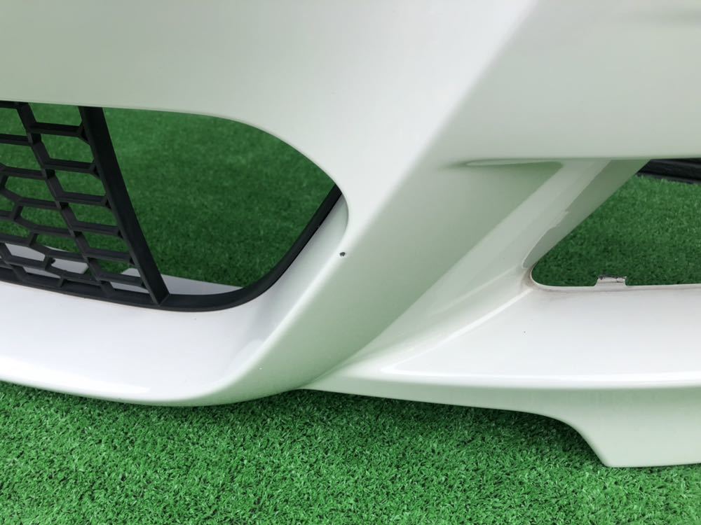キズ少】F30 F31 BMW 3シリーズ Mスポーツ フロントバンパー 白 BMW 3