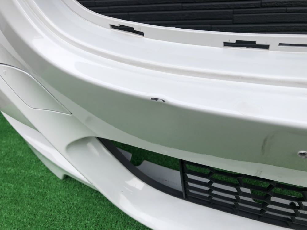 キズ少】F30 F31 BMW 3シリーズ Mスポーツ フロントバンパー 白 BMW 3